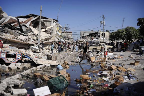 A Port au Prince le 15 janvier 2009 AFP/Olivier Laban mattei