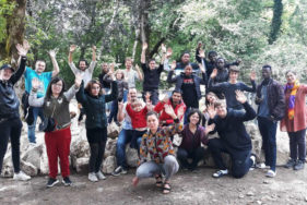 Young People in Dole, France.