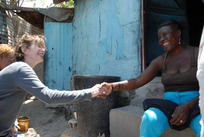 Jane Birkin in Haiti