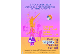 Decent work and social protection